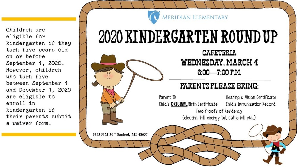 Kindergarten Round Up