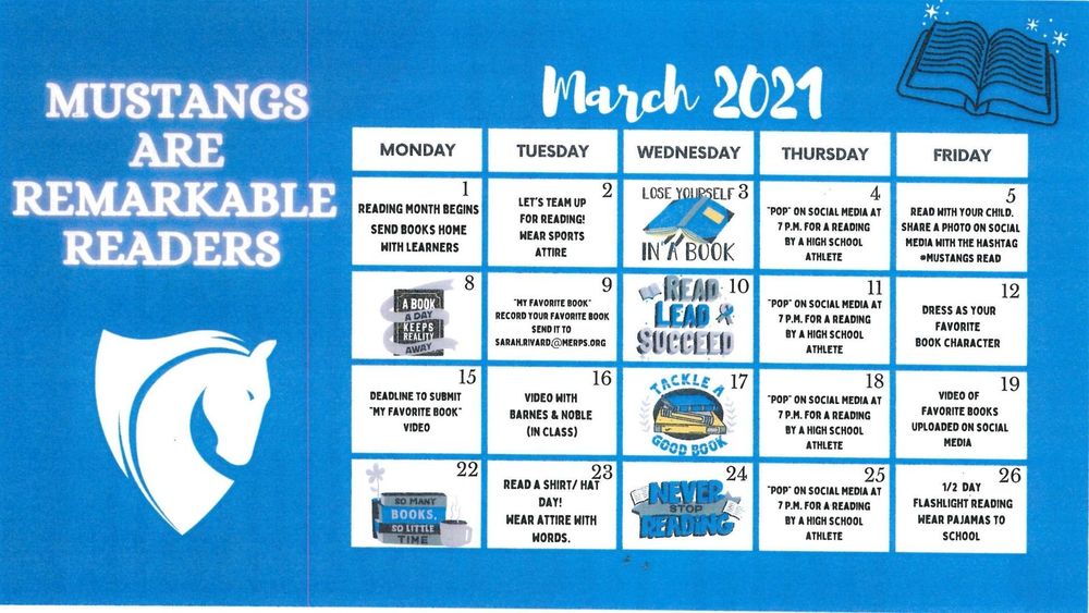 calendar-of-events-for-march-is-reading-month-meridian-elementary-school