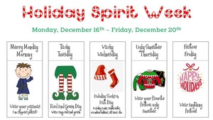 Holiday Spirit Week