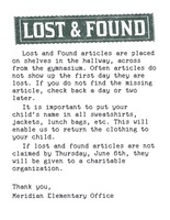 Lost and Found