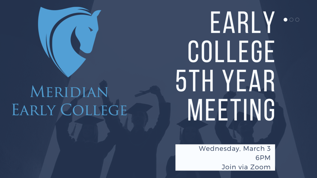 5th Year Early College Meeting