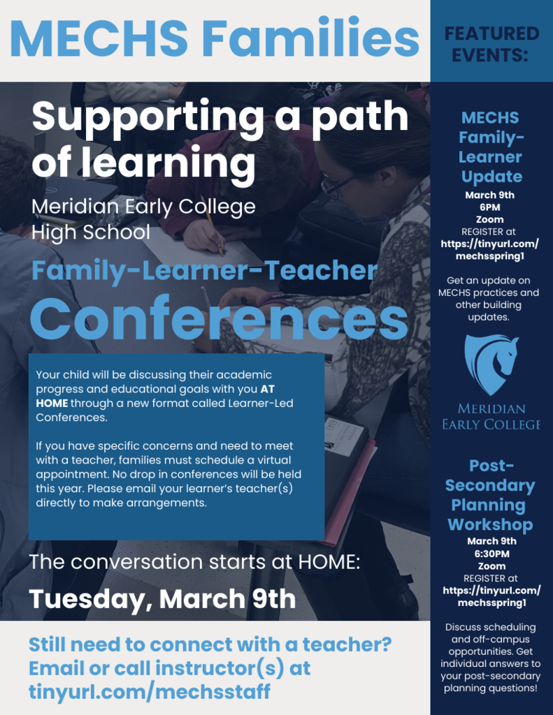 Spring Learner-Led Conferences