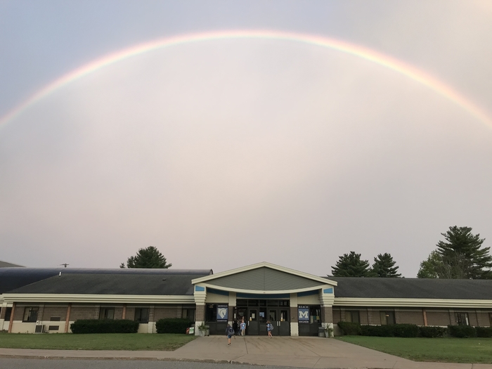 We like starting our Friday’s with rainbows 🌈  at Meridian Elementary! 