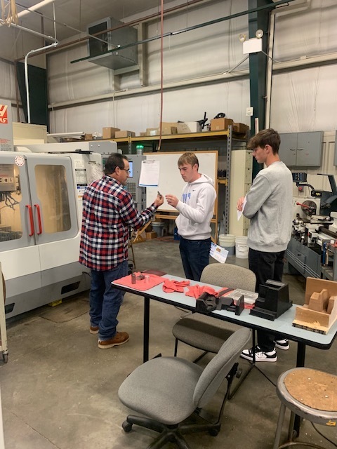 Checking out the fabrication lab